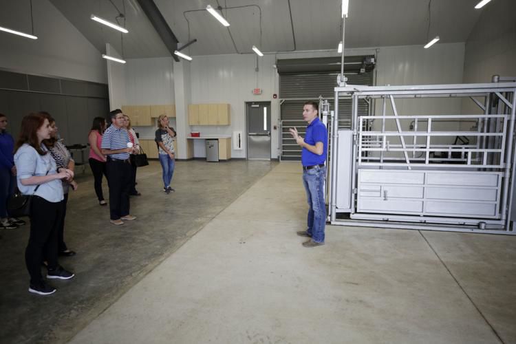August 16, 2019: Okaw Valley High School shows agriculture complex during open house